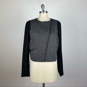 View by Walter Baker Tweed Asymmetric Zip Jacket
